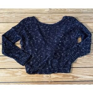 NEW Abound Cross Back Knit Sweater Size Small Women’s Black